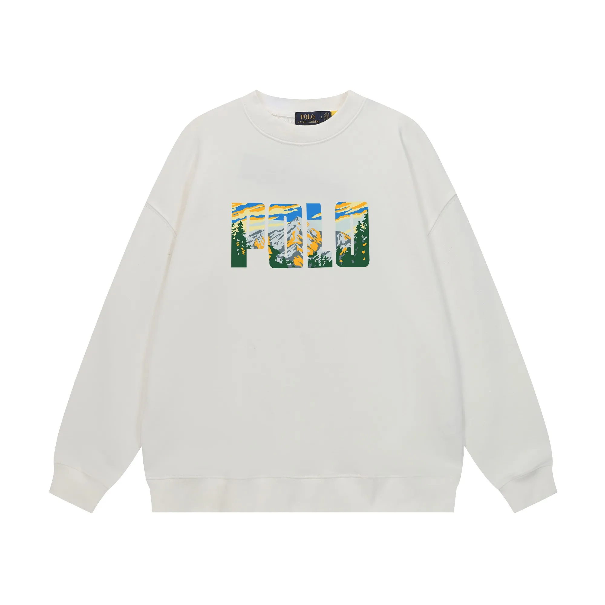 P200 Long-term stock] RalphLauren/Ralph Lauren 2025 autumn and winter new bear letter print 420g heavy large terry sweatshirt Ralph Lauren's age-reducing item, the coat fabric is made of 85% cotton ➕15% polyester, which not only retains the softness, comfort and breathability of cotton, but also adds the wear resistance and wrinkle resistance of polyester fiber, making the clothes more durable and easy to care for. Even in slightly cooler weather, you won't feel stuffy when wearing it. This kind of fabric has a natural crisp feel and is not easy to pill or deform. The bear on the chest is printed with English letters. It is full of color, full of three-dimensionality, and lifelike, adding a bit of liveliness and interest to the whole sweatshirt. There is no pressure to dress, regardless of age or gender. Complete accessories! Color: black, white, navy blue, light floral gray Size: M-L-XL-XXL